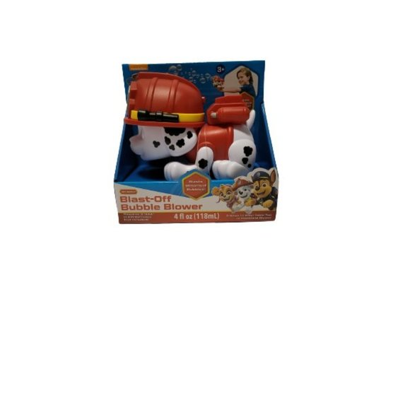 Bubble Blower Machine Paw Patrol Toy Marshall Action Blast Off - Picture 1 of 7
